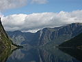 Los fiordos desde Flåm.