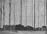 Antenne d'une station de TSF en 1901.