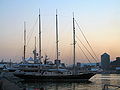 Velieri al porto antico