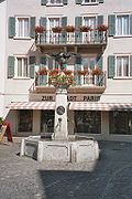 Monumento a Jorge Chávez en Brigue.