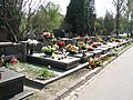 Graves of the victims of the LOT Polish Airlines Flight 5055