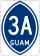 Guam Highway 3A marker