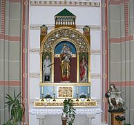 Altar in der Pfarrkirche St. Martin in Hundersingen