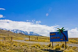 Welcome sign at entrance to Iosepa historic site, April 2009