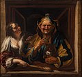 Jacob Jordaens, The Woman, the Fool and His Cat, 1641–1645 (private coll.)