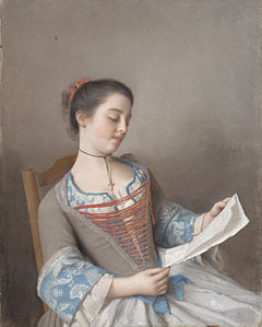 La liseuse (1746), Rijksmuseum Amsterdam.