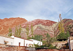 Ravinen Quebrada de Humahuaca.