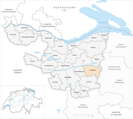 Hüttlingen – Mappa