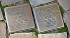 die Stolpersteine für Herbert Hugo Kaufmann und Erna Frieda Klein