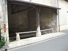 Le lavoir de la rue d'Aval-Eau.