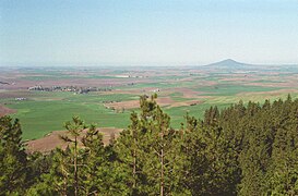 View of Farmington, WA and Steptoe Butte