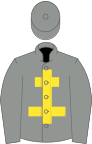 Grey, yellow cross of lorraine
