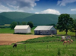 A farm in the Nittany Valley in the township