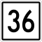 Provincial Route 36 shield}}