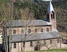 L'église, côté ouest.