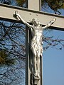 détail d'une Croix de chemin de Saint-Martin-de-Bossenay