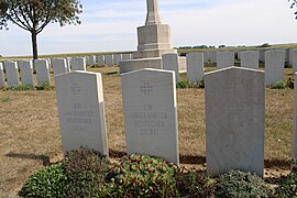 Tombes de soldats allemands.