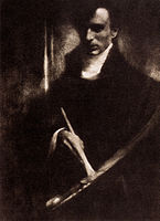 Self-portrait, publ. in Camera Work No 2, 1903