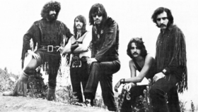 Steppenwolf in 1971 (L–R: Goldy McJohn, Jerry Edmonton, John Kay, Larry Byrom, George Biondo)