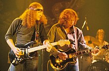Guitarists Hughie Thomasson and Billy Jones in the 1970s