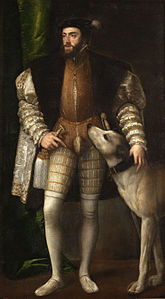 Charles V et son chien 1533, Prado