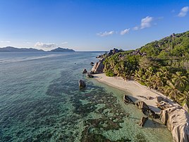 Der Strand Anse Source d'Argent auf La Digue