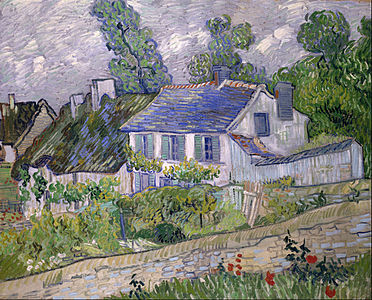 Houses at Auvers, by Vincent van Gogh