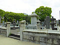 Grave of Ōmori Harutoyo in the graveyard of the Sōfuku-Temple)