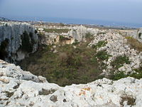 The remains of the imposing second ditch