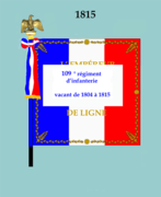 Drapeau modèle de 1815 (avers)