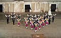 A children's folk dance team from the Black Sea region