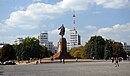 Lenindenkmal auf dem Freiheitsplatz Charkiw, 2009