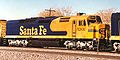 ATSF 5261, an EMD SDP40F, eastbound at Caliente, California