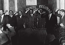 Presidential proclamation of Salvador Allende in the 1952 elections