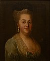 Portrait d'Anastasie Zagriajskaïa, née princesse Galitzine (1728-1779) par Rokotov (vers 1760)