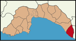 Distretto di Gazipaşa – Mappa