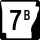 Highway 7B marker