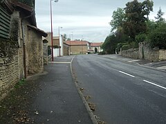 L'entrée de Tucquegnieux village.