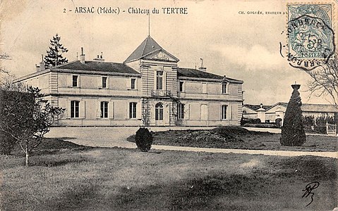 Le château du Tertre dans les années 1900-1905.