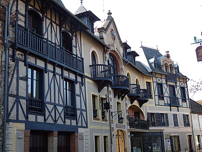 Ancien hôtel Mallet et emplacement de l'auberge de la mère Antony où séjournèrent de nombreux artistes et écrivains du XIXe siècle, 37 rue Murger, Bourron-Marlotte