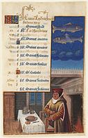 February calendar page, with Pisces, Philadelphia