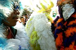 feather men, carnival Dominican Republic. photographer: www.hotelviewarea.com, Carnaval en République Dominicaine