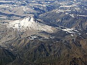 Aerial view of Cerro Azul.