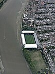 Craven Cottage and Stevenage Road, Fulham. Lamplugh's car was found abandoned toward the northern end of the road, and she was sighted struggling with a man in a car by the southeast corner of the stadium.[6][7]