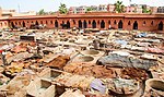 Tannerie de Marrakech, Maroc (septembre/2019)