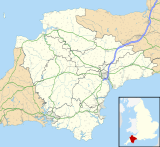 Devon map