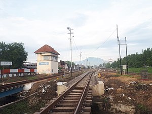 Emplasemen Stasiun Madiun sisi timur, 2020