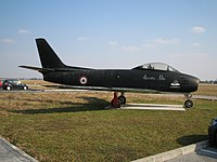 Un F-86 dei Lancieri Neri