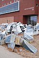 Image of Spaceship Earth days after its 2006 collapse.