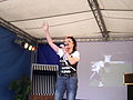 Frl. Menke beim EM Finalfest 2008 in Uetersen